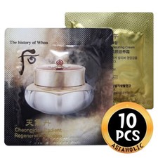 The history of Whoo Radiant Regenerating Cream 1ml x 10pcs 10ml Hwa hyun Cream
