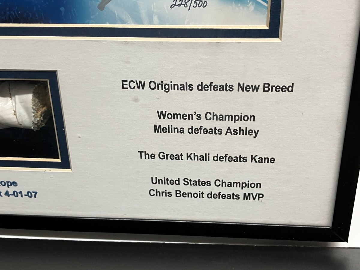 WWE WRESTLEMANIA23 サイン入り記念プレート WWE WRESTLEMANIA23 サイン入り記念プレート WrestleMania 23