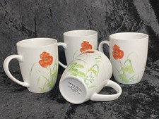 Paula Deen POPPY VALLEY Coffee Mug - Set of 4
