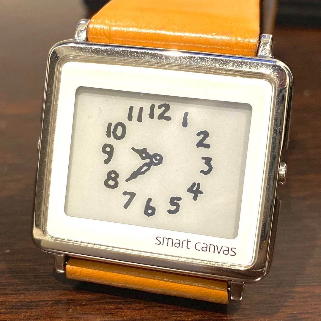 Seiko Epson Smart Canvas Snoopy Peanuts Digital E-ink Quartz Watch Japan
