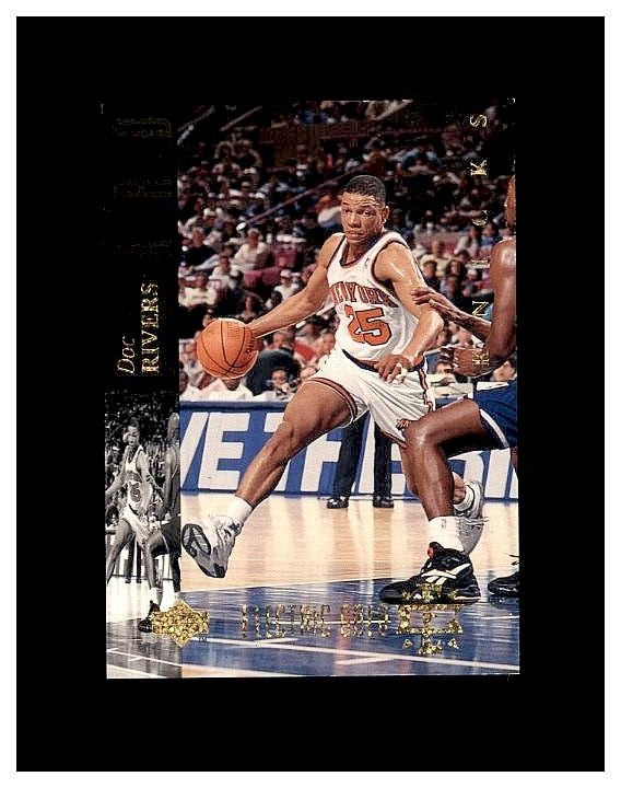 1993-94 UPPER DECK S.E. DOC RIVERS ELECTRIC COURT GOLD #102 NEW YORK KNICKS MINT