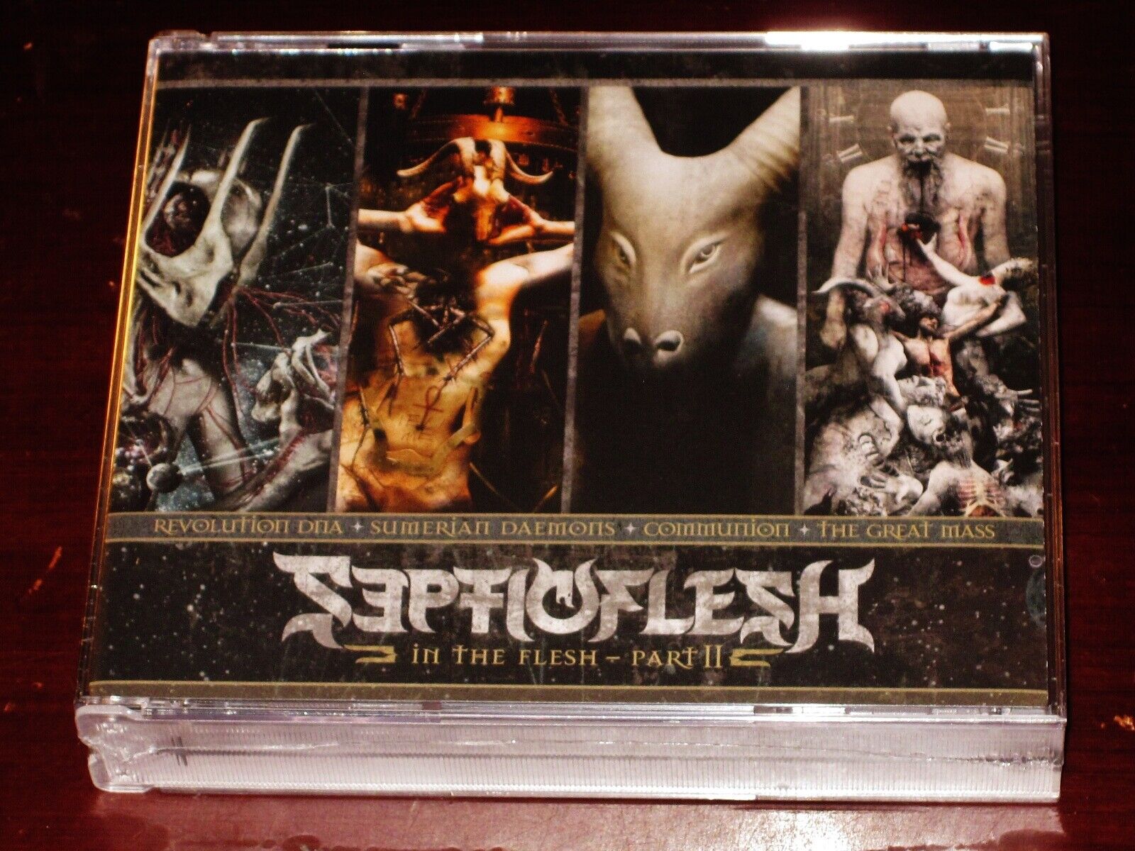 Septicflesh: In The Flesh Part II - Revolution, Sumerian, Great 4 CD Box Set NEW