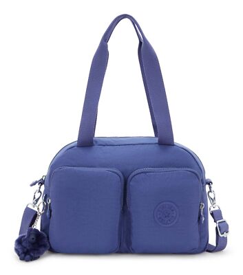kipling Medium Shoulderbag Umhängetasche Schultertasche Ocean Blue violett