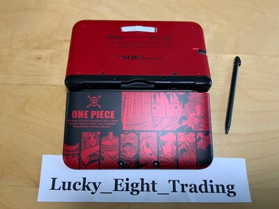 Nintendo 3DS XL LL One Piece R Luffy Red ver Console Stylus