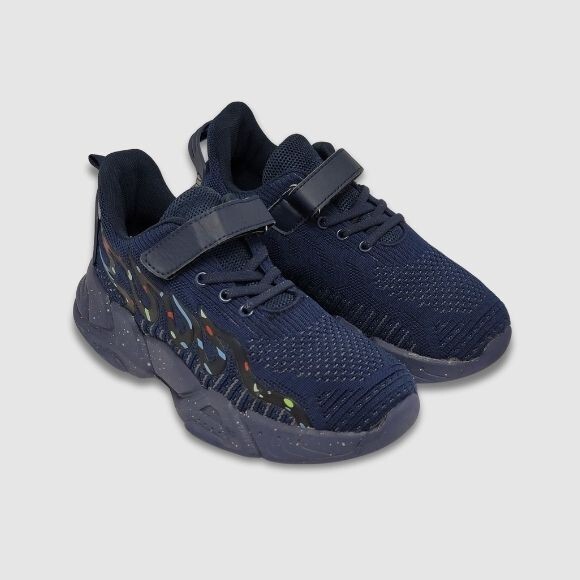 SAOLA Sneakers sportive per bambini slip on con gancio e cinturino ad anello in maglia ragazzo taglia 4