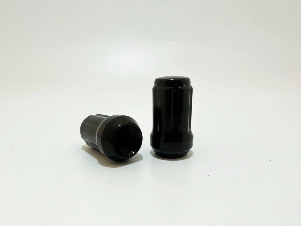 20 PIEZAS TUERCAS NEGRAS 6 SPLINE + LLAVE SEGURA | 1/2"-20 | FORD MUSTANG (1964-2014) Foto 3 de 4