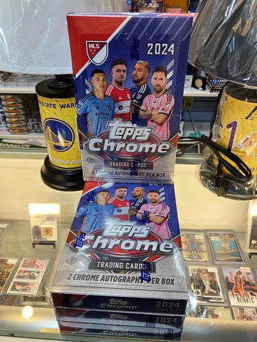 2024 Topps Chrome MLS Soccer Hobby Box- 2 Autographs per Box-Messi?