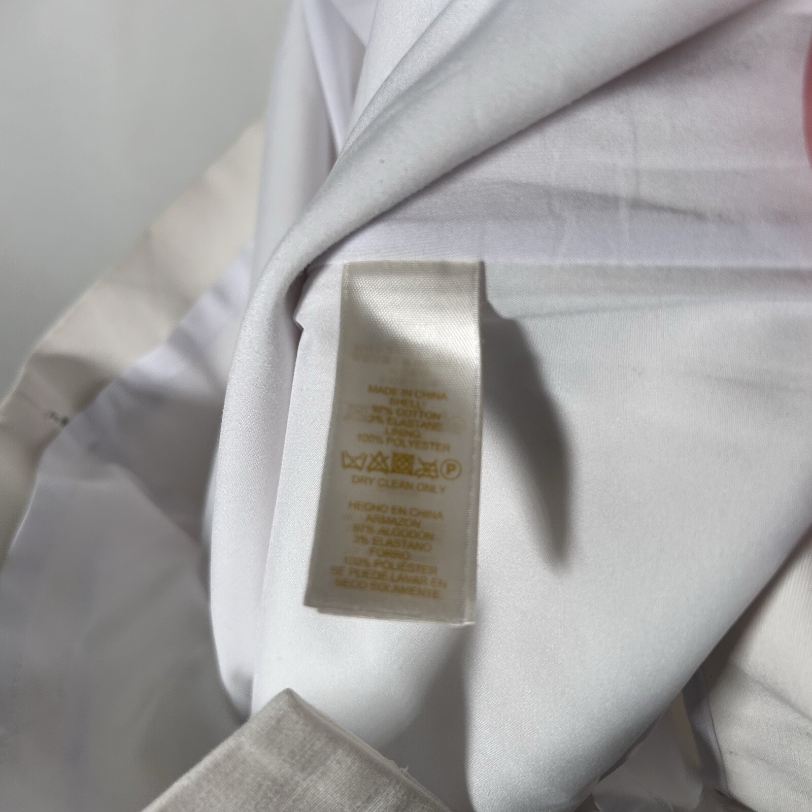 Kate Spade Knee Length Skirt Women's 6 White Zip Back No Pockets Cotton Blend thumbnail 9