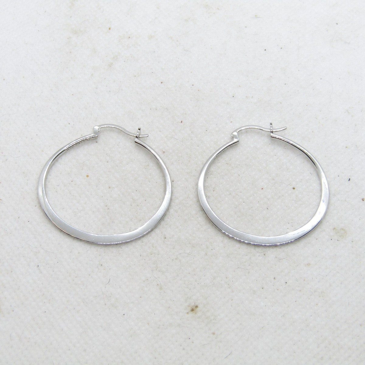 Beautiful SU CH Sterling Silver 925 Hoop Earrings K4114 | eBay