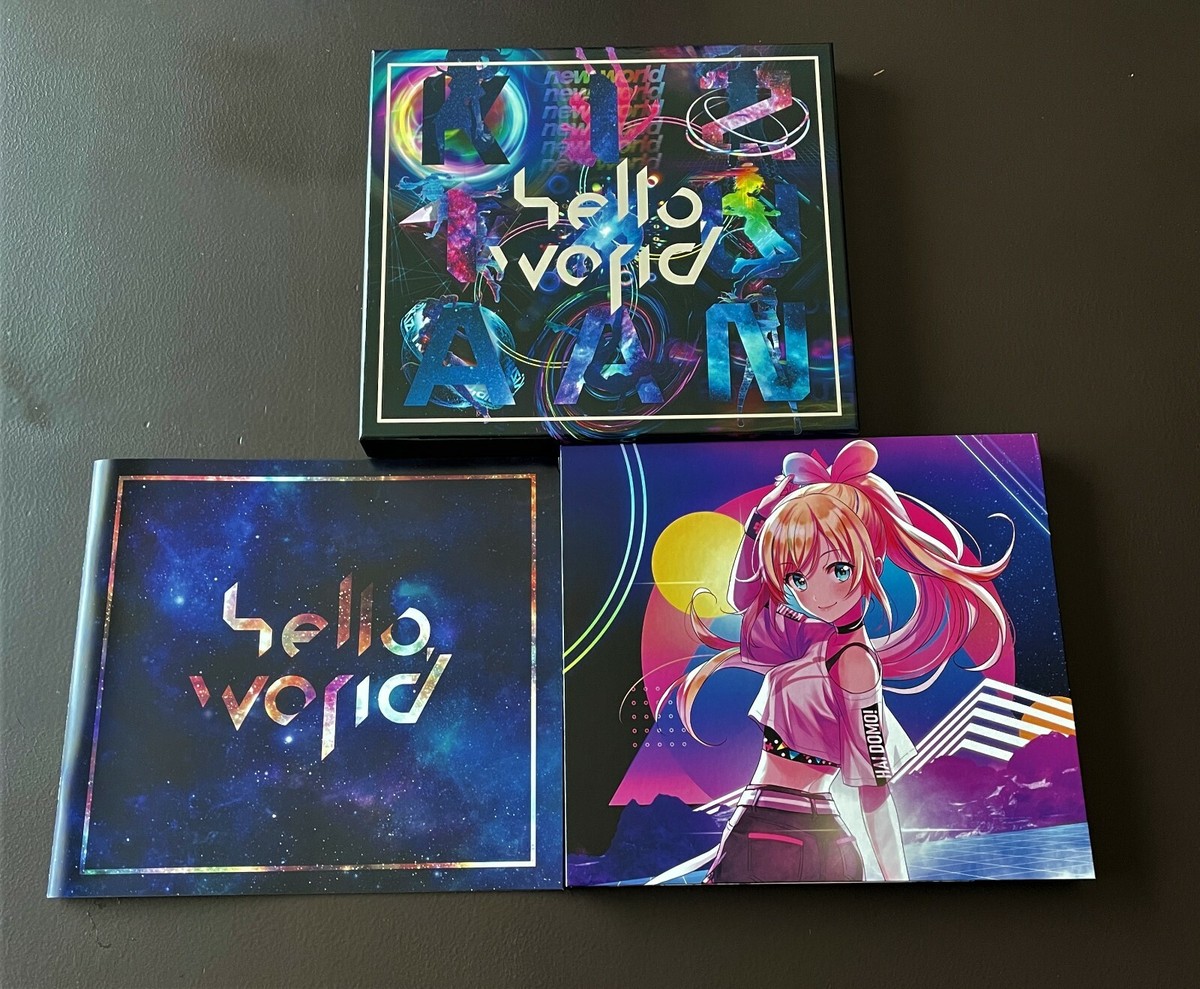 hello world Kizuna Ai First limited 11 CD + DVD Tracking# | eBay