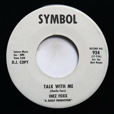 INEZ FOXX - TALK WITH ME / HI DIDDLE DIDDLE - SOUL 45 *PROMO*