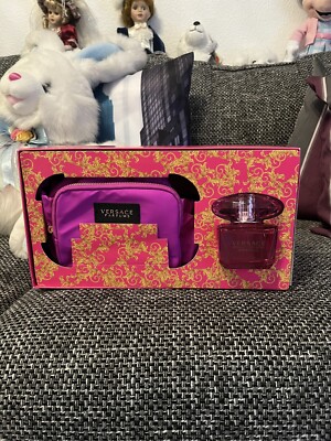 Versace Bright Crystal Absolu Geschenkset 90ml EDP + Tasche - Neu & OVP