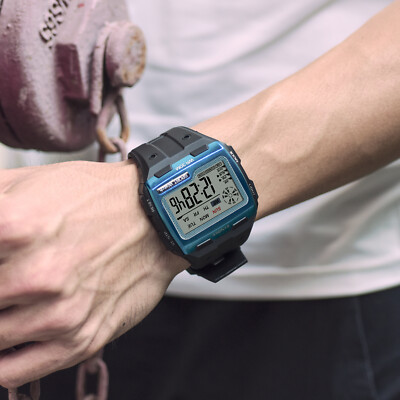 Men's Digital Watch Multifunctional Large Screen Sports Watch Display Waterproof