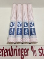 Papiertapete P+S 4X 05687-20 (4Rollen) Kindertapete Punktemuster Weiß Pink