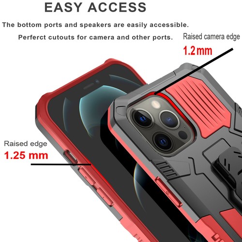 Coque pour iPhone 13 Pro Max/13 Pro/13 Coque Téléphone Antichoc avec Verre Trempé - Photo 67 sur 68