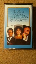 The Best of Domingo, Kiri Te Kanawa  Pavarotti Cassette Tape 4 RD, 1992 