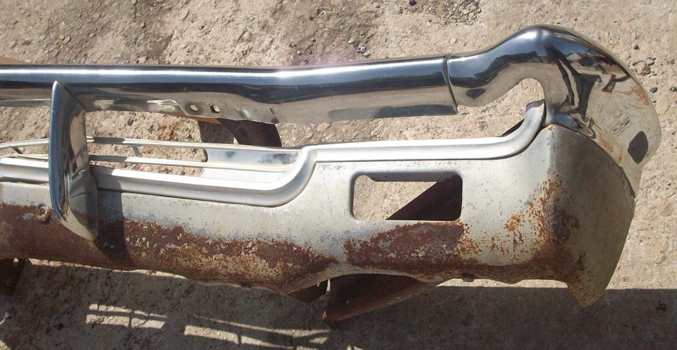 1966 - 66 Chevrolet Impala SS & Caprice Chrome Front Bumper w/ Bumper Brackets Foto 4 de 4