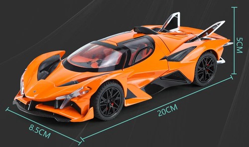 1:24 Apollo Project EVO Model Super Sport Racing Car Diecast Toy Vehicle Light - Bild 11 von 27