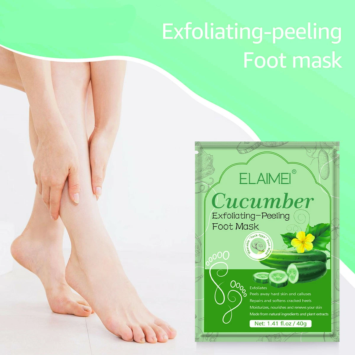 Foot Peel Mask Exfoliator Peel Off Calluses Dead Skin Callus Remover Foot  Mask