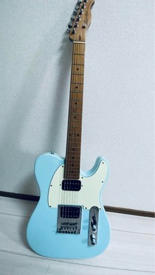 Bacchus Electric Guitar Telecaster Light Blue Classic Japan Tested From JAPAN