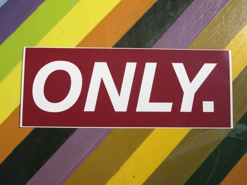 vtg 2000s streetwear sticker indie label sticker - Only NY Anticon