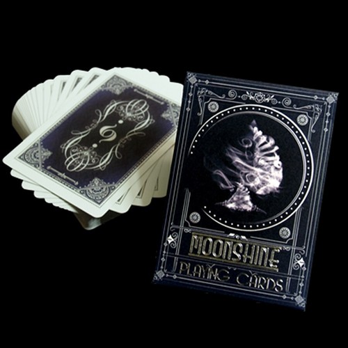 Midnight Moonshine Deck by USPCC and Enigma Ltd. Poker Playing Cards Cardistry - Picture 3 of 4