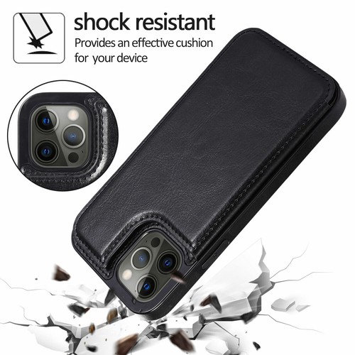 For iPhone 16E 15 14 12 13 11 Pro Max 8 Wallet Card Leather Magnetic Case Cover - Picture 26 of 74