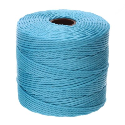 S-lon, Tex 210, Bermuda Blue, Nylon Cord, .5mm, 77 yards/70.4 meters, (slon12)
