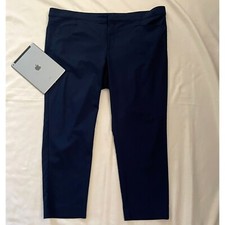 Chaps Slimming Skinny Pants for Women Plus Sz 24W Navy Blue in Polished Finish