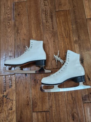 Riedell Red Wing Minn. 220 M 6 Lo Ice skates Sheffield Steel MK Made In England