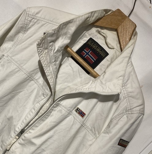 Chaqueta Napapijri en Invierno Blanco Algodón-Talla XL - Imagen 3 de 12