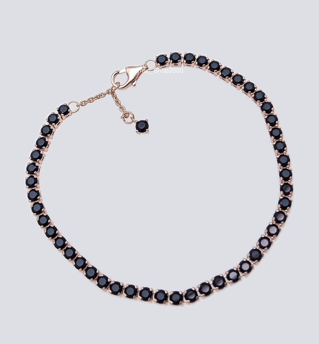 ゴールドブレスレット Bracelet Blue Sapphire 5,69 ct Diamonds 0.25 ct Yellow Gold