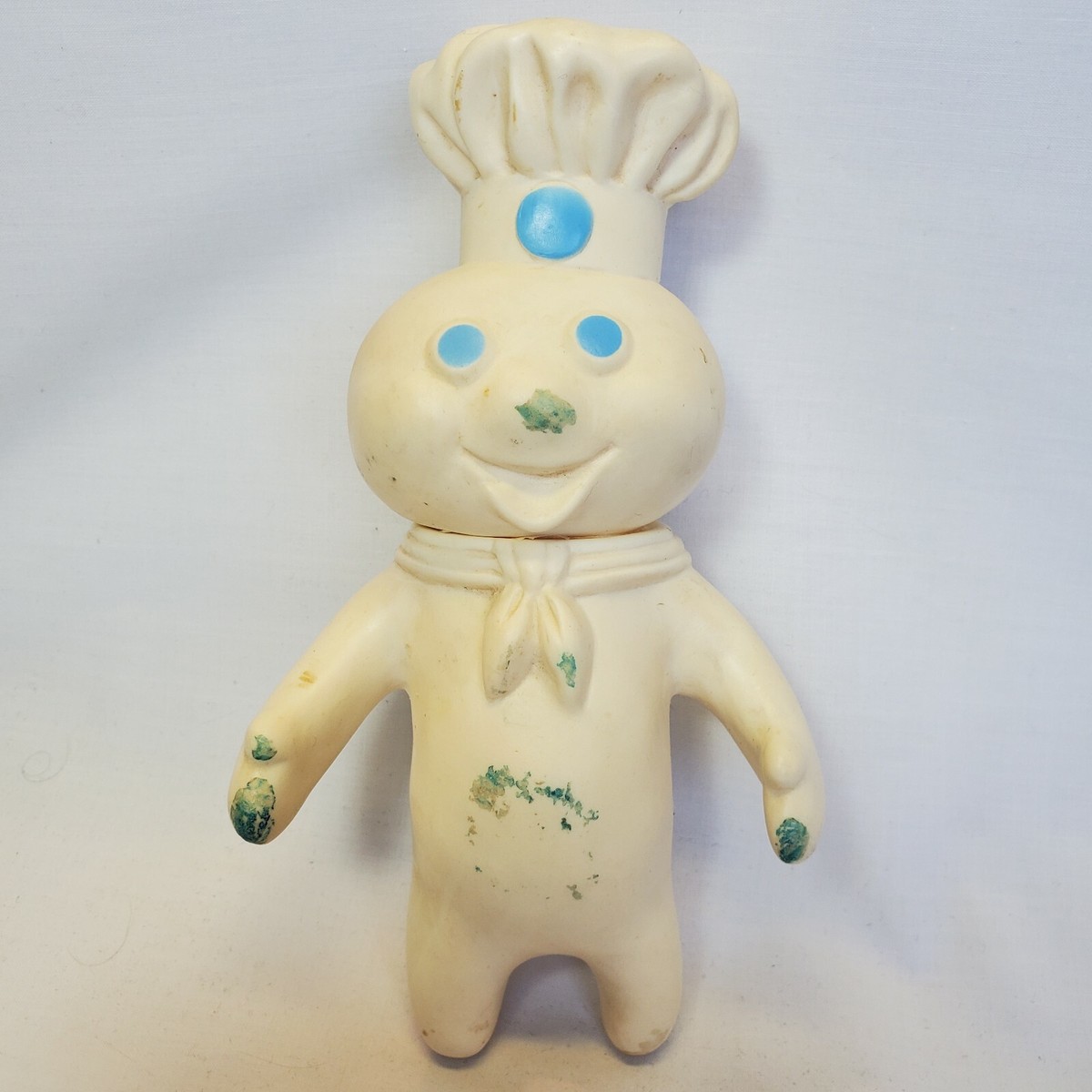 1971 & 1972 PILLSBURY Dough Boy Girl Soft Vinyl Squeezable