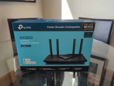 TP-Link AX3000 WiFi 6 Router   802.11ax Wireless Router, Gigabit (Archer AX55)