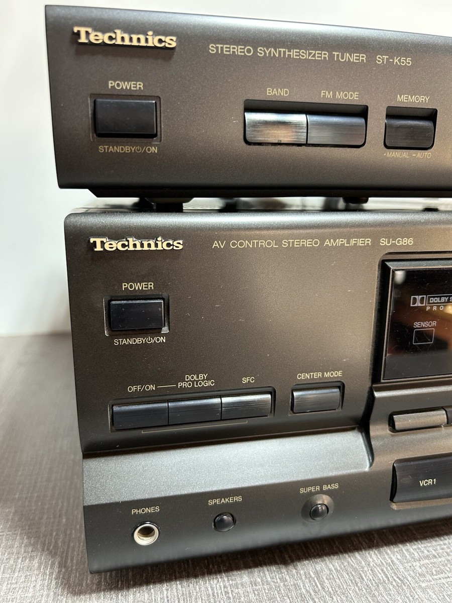 Technics Stereo Control Amplifier SU-G86 + Stereo Tunner ST-K55 | eBay