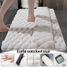 Memory Foam Bathroom Mat Absorbent Floor Mat Bathroom Quick Door Drying Foot Pad