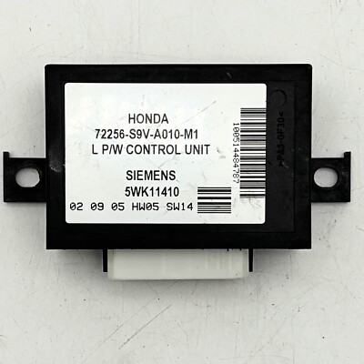 03-08 HONDA PILOT DRIVER SIDE DOOR CONTROL MODULE 72256-S9V-A010-M1