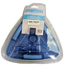 HydroTools by Swimline 8145 Clear Weighted Triangle Swimming Pool Vacuum Head