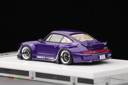 Fuelme Fumei 1:64 993 RWB army girl resin limited edition car model wide body - Foto 14 di 15