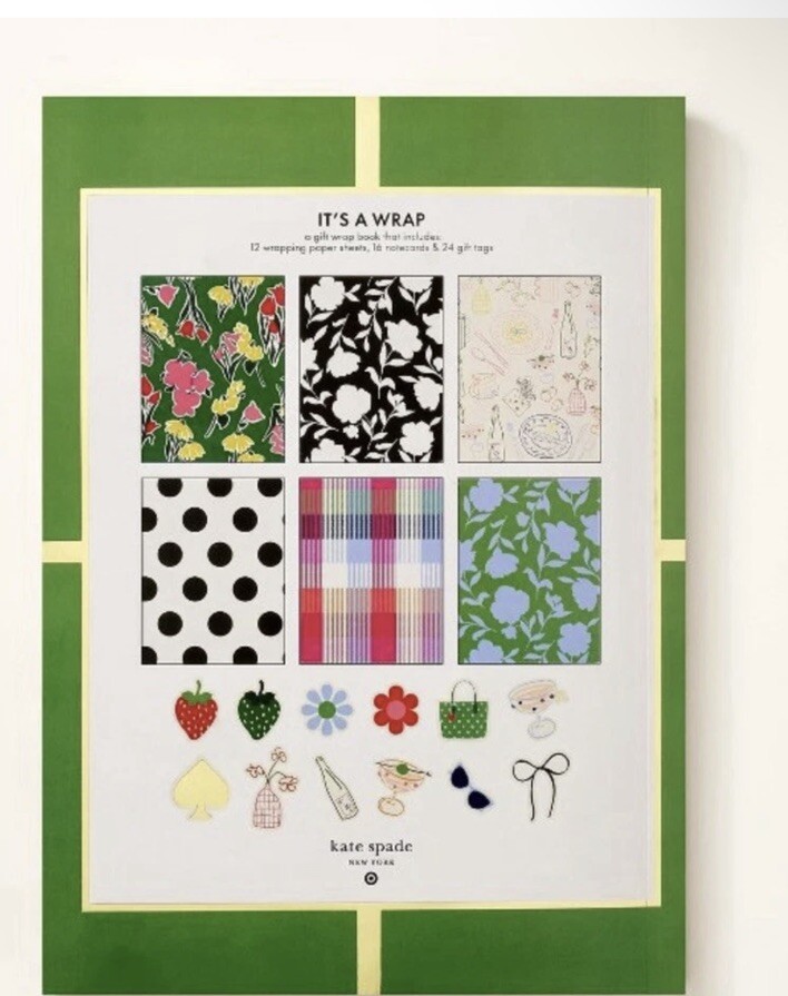 Book W Tags Ribbons Stickers Christmas