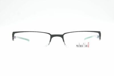 Manhattan Pur AVM 8223 Schwarz halbrand Brille Brillengestell eyeglasses Neu