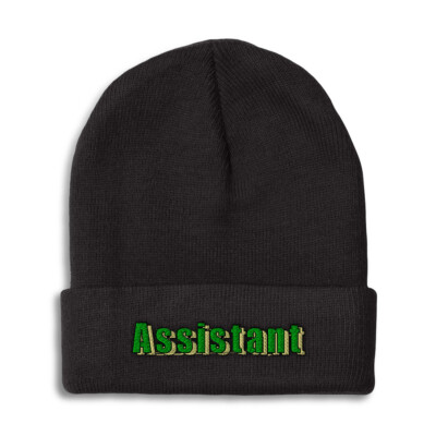 Beanies for Men Assistant Winter Hats for Women Acrylic Skull Cap 1 Size