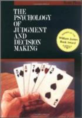 The Psychology of Judgment and Decision M- 9780070504776, paperback, Scott Plous