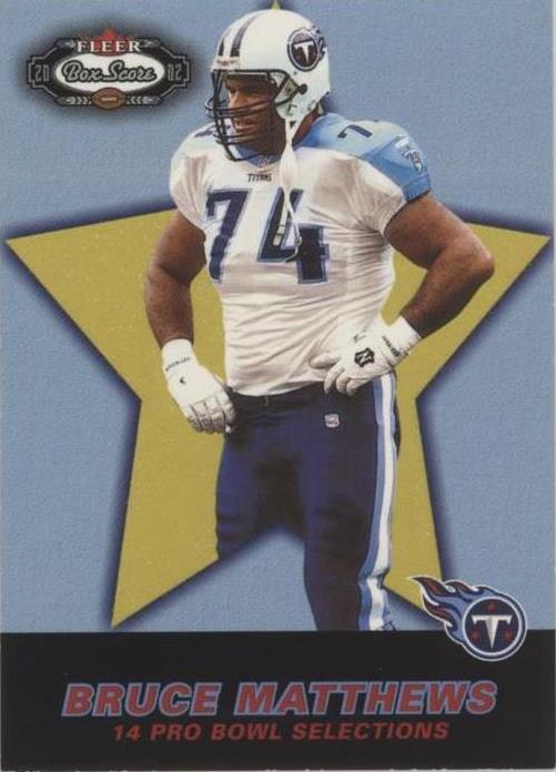 2002 Fleer Box Score Bruce Matthews #212 - 1 of 2