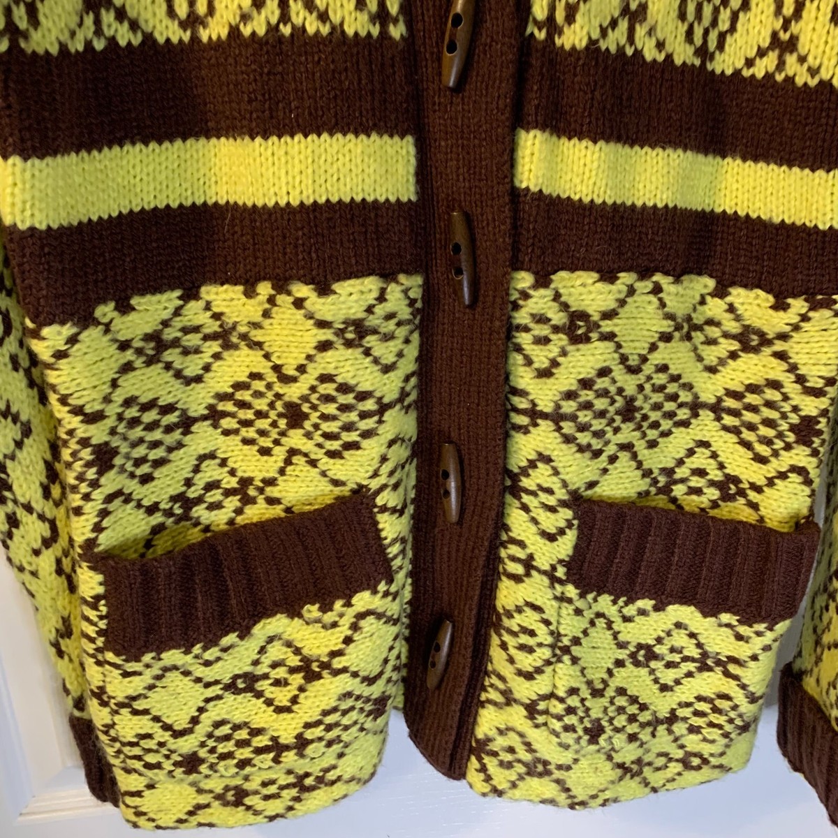 ★PARTIMENTO★ Fair Isle Knit Round Cardigan Brown Ava Fair Isle Cardigan – Marine Layer