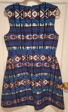 J. Crew Fit And Flair Quilted Dress