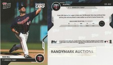 Rich Hill TWINS 2020 TOPPS NOW ROAD TO OPENING DAY SUMMER CAMP WAVE 1 OD-462