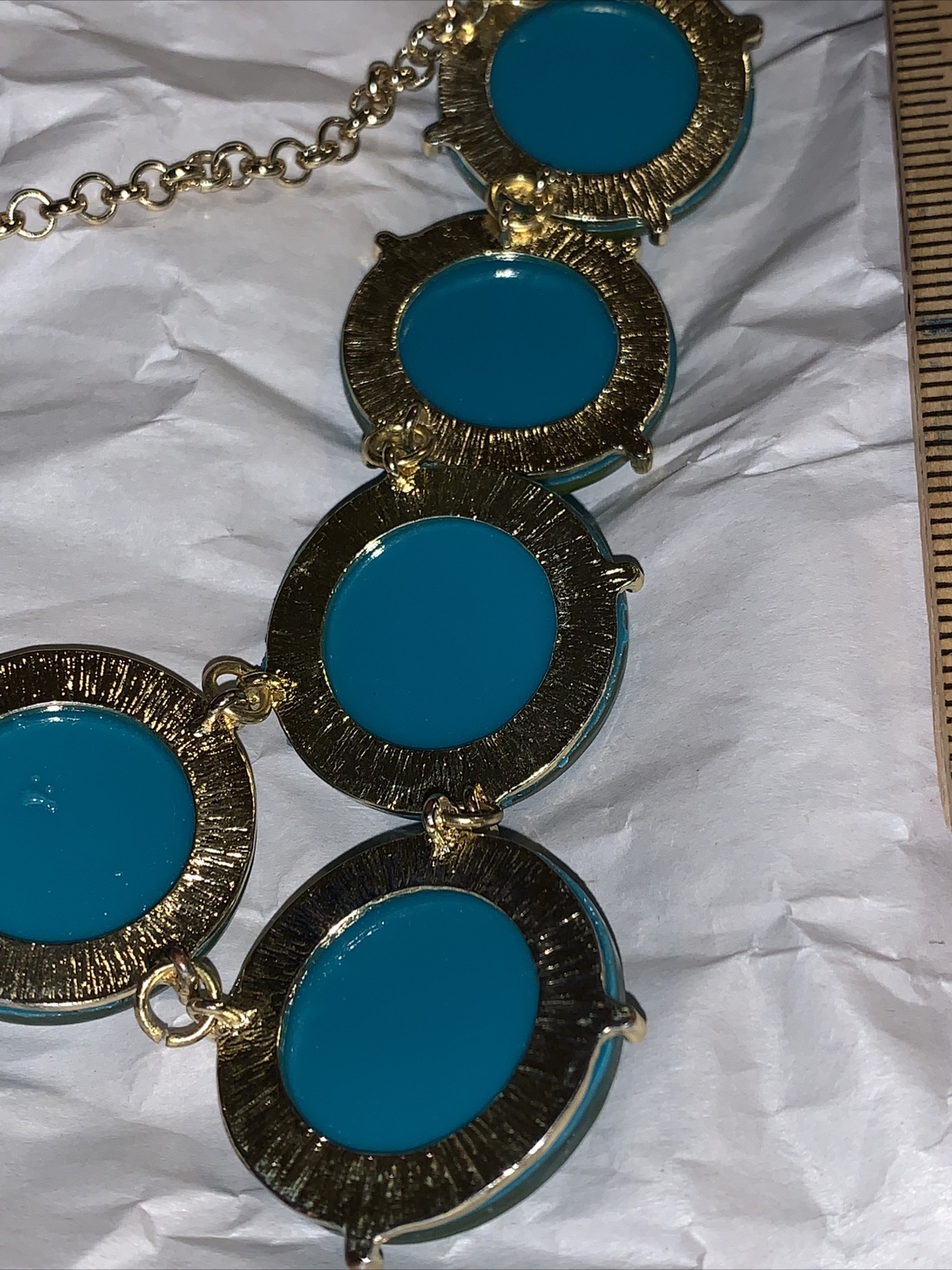 Turquoise Statement Necklace - image 3