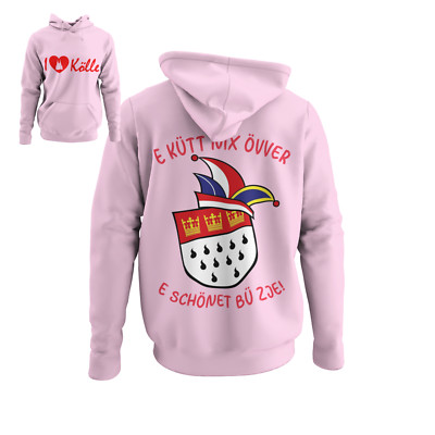 Dom, Bier, Karneval, Köln, Kostüm, kölscher Humor! Lustiger Bio Damen Hoodie