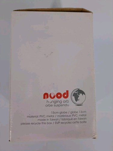 Nood 5.5" Black World Globe Orb Hanging Mini Educational Earth Metal Base - Picture 9 of 11